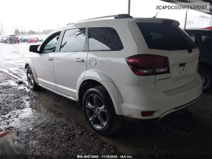 2015 Dodge Journey Crossroad VIN: 3C4PDCGG9FT639237 Lot: 40872946