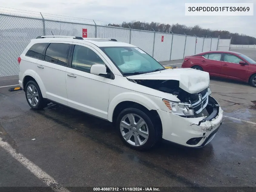 2015 Dodge Journey Limited VIN: 3C4PDDDG1FT534069 Lot: 40887312