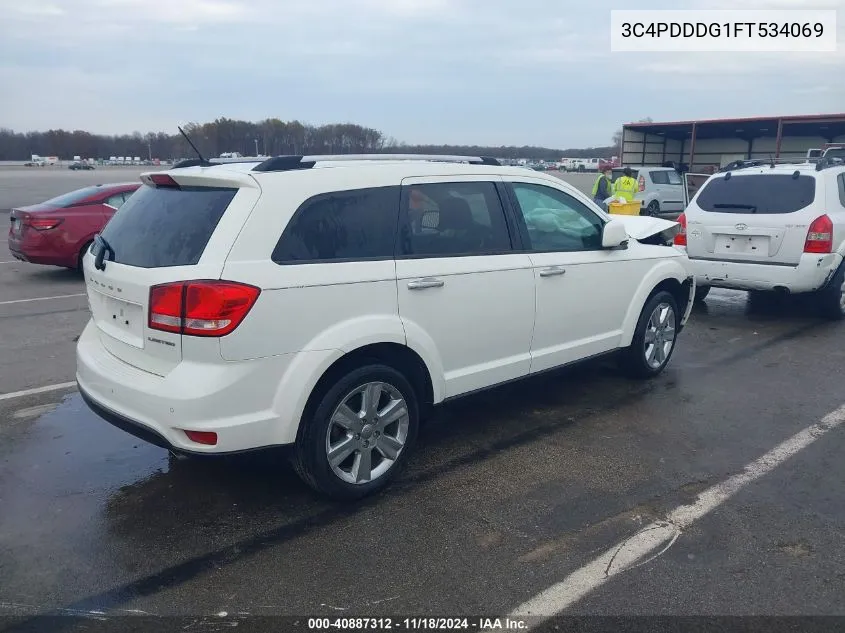 2015 Dodge Journey Limited VIN: 3C4PDDDG1FT534069 Lot: 40887312