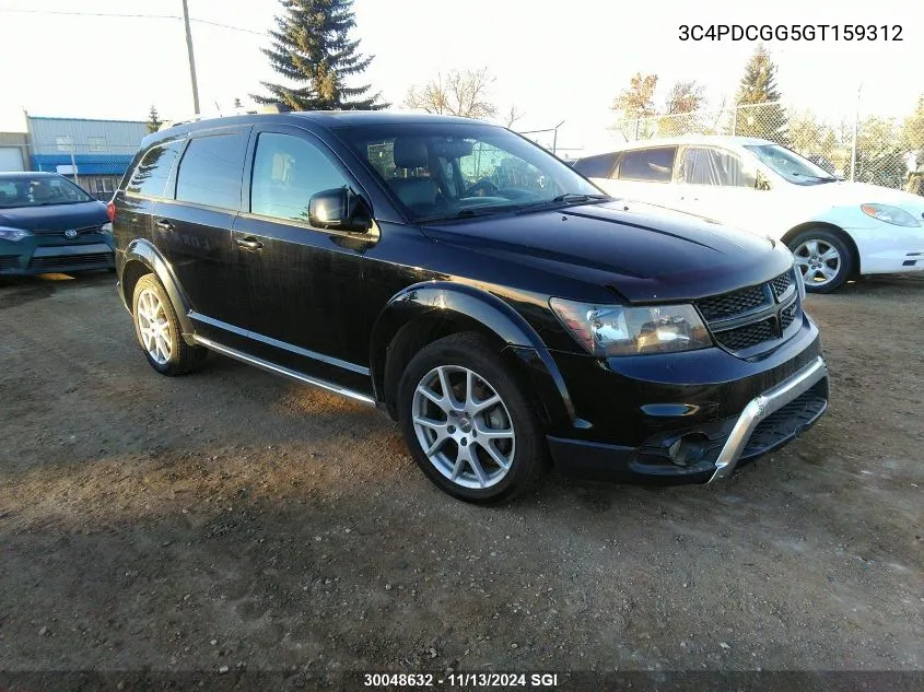 2016 Dodge Journey Crossroad VIN: 3C4PDCGG5GT159312 Lot: 30048632