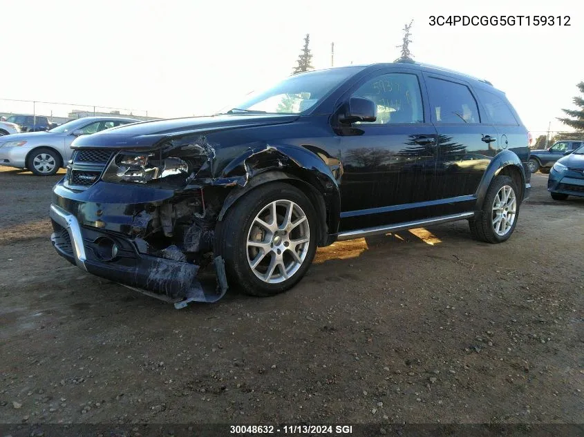 2016 Dodge Journey Crossroad VIN: 3C4PDCGG5GT159312 Lot: 30048632