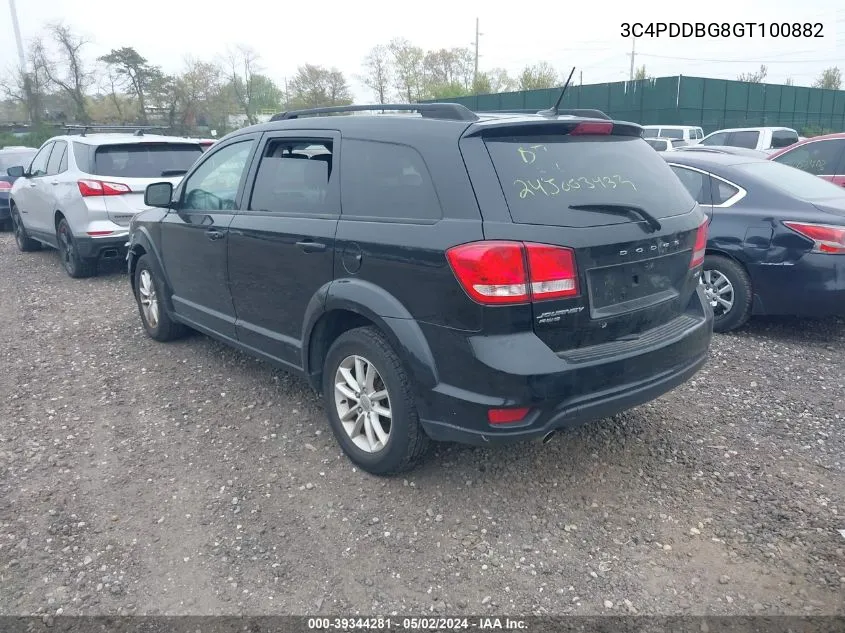 3C4PDDBG8GT100882 2016 Dodge Journey Sxt