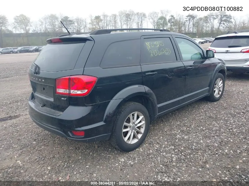 3C4PDDBG8GT100882 2016 Dodge Journey Sxt