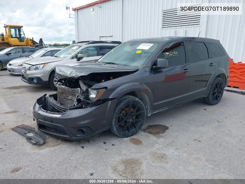 2016 Dodge Journey R/T VIN: 3C4PDDEG7GT189890 Lot: 39351259