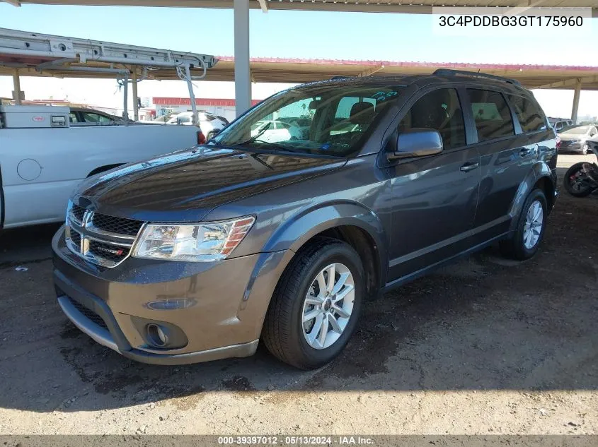 3C4PDDBG3GT175960 2016 Dodge Journey Sxt