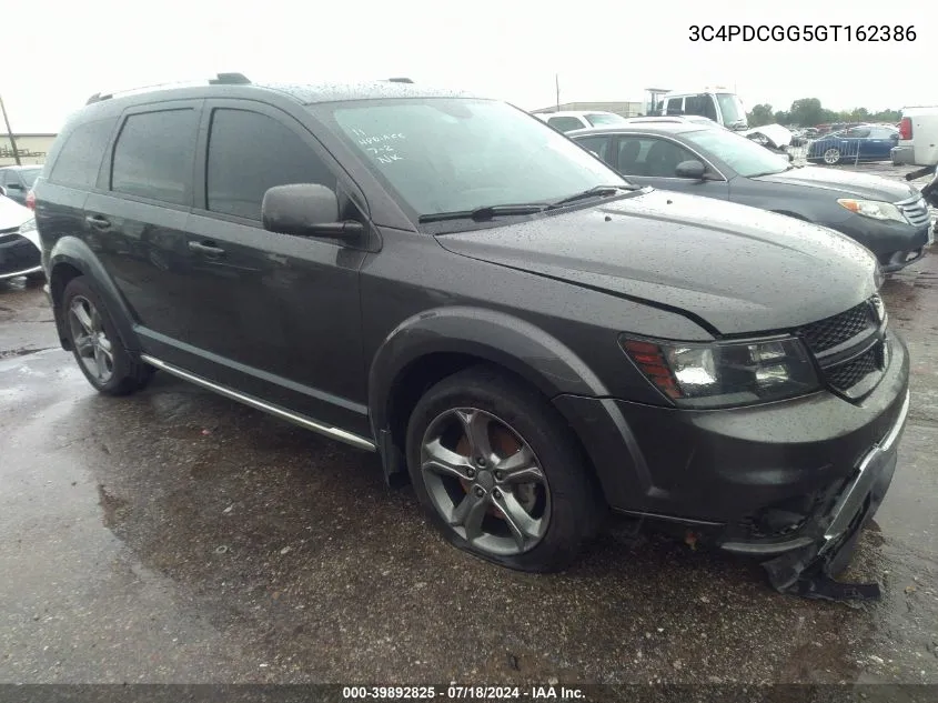 2016 Dodge Journey Crossroad Plus VIN: 3C4PDCGG5GT162386 Lot: 39892825