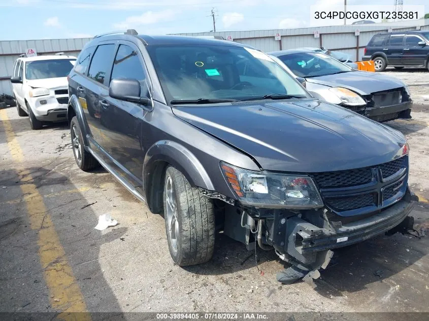 2016 Dodge Journey Crossroad Plus VIN: 3C4PDCGGXGT235381 Lot: 39894405