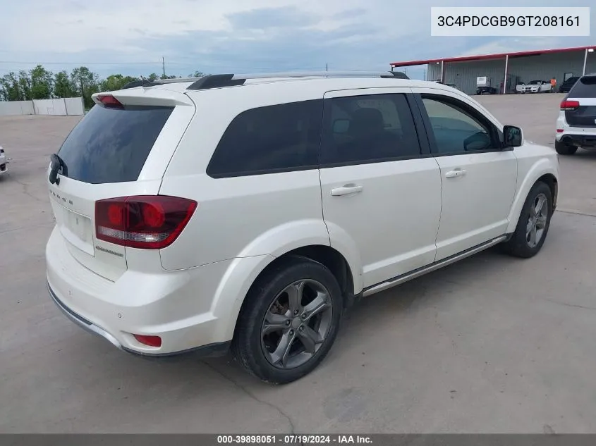 2016 Dodge Journey Crossroad Plus VIN: 3C4PDCGB9GT208161 Lot: 39898051