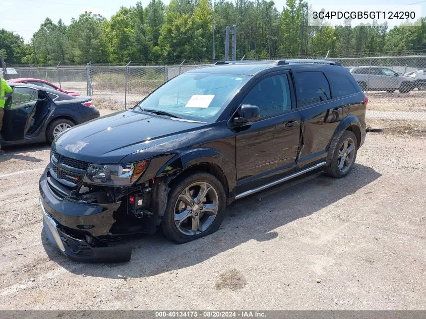 2016 Dodge Journey Crossroad Plus VIN: 3C4PDCGB5GT124290 Lot: 40134175