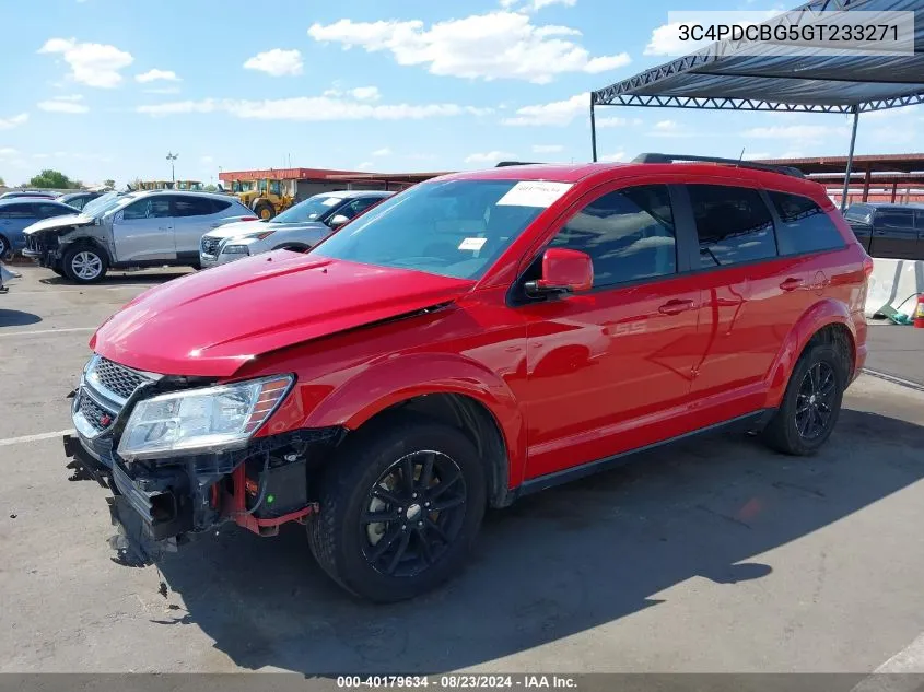 2016 Dodge Journey Sxt VIN: 3C4PDCBG5GT233271 Lot: 40179634