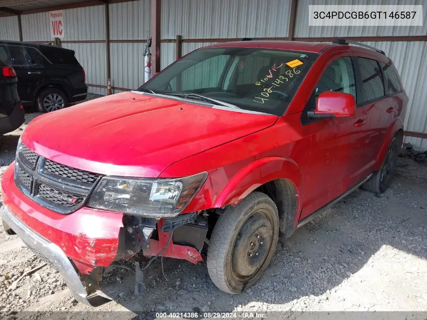 2016 Dodge Journey Crossroad VIN: 3C4PDCGB6GT146587 Lot: 40214386