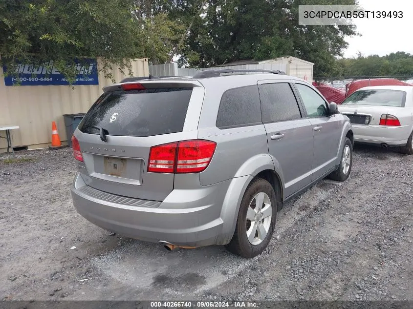 3C4PDCAB5GT139493 2016 Dodge Journey Se