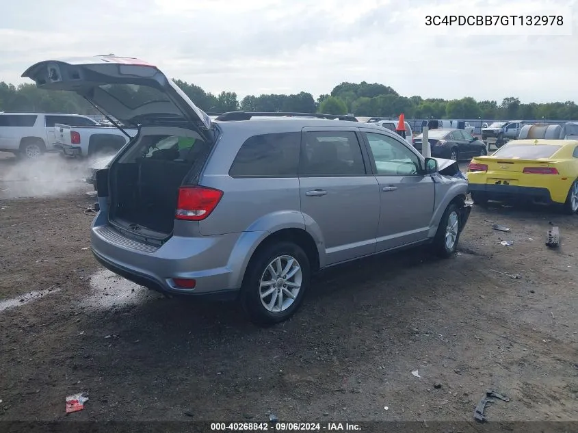 3C4PDCBB7GT132978 2016 Dodge Journey Sxt