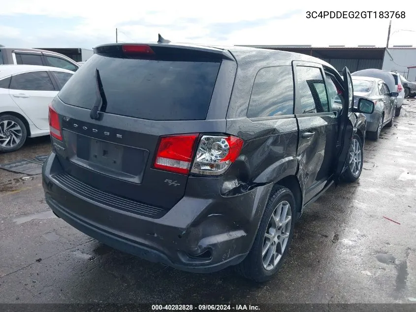 3C4PDDEG2GT183768 2016 Dodge Journey R/T