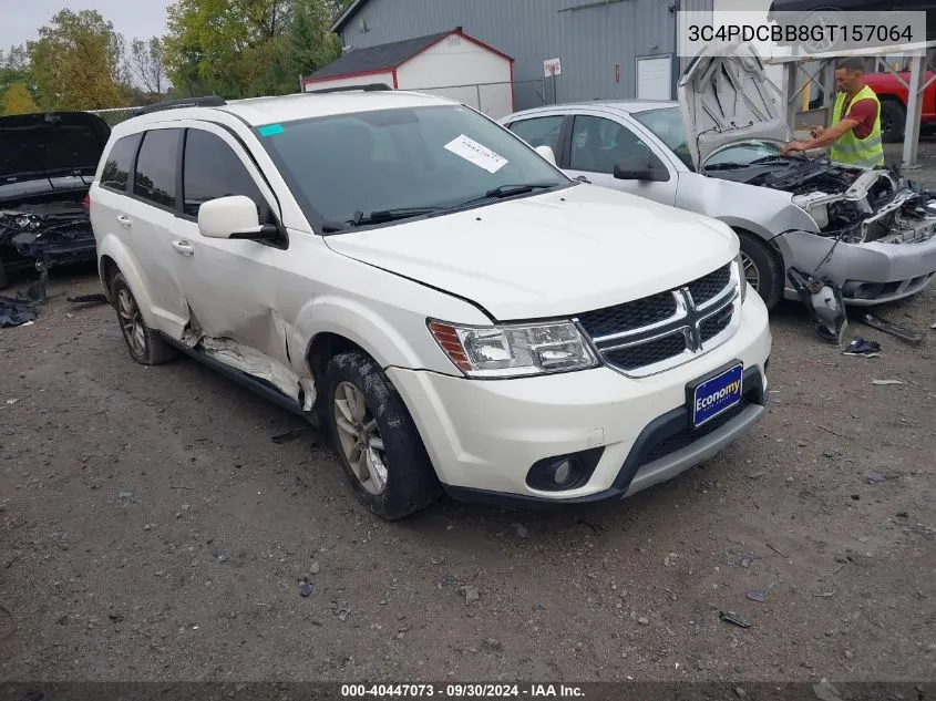 2016 Dodge Journey Sxt VIN: 3C4PDCBB8GT157064 Lot: 40447073