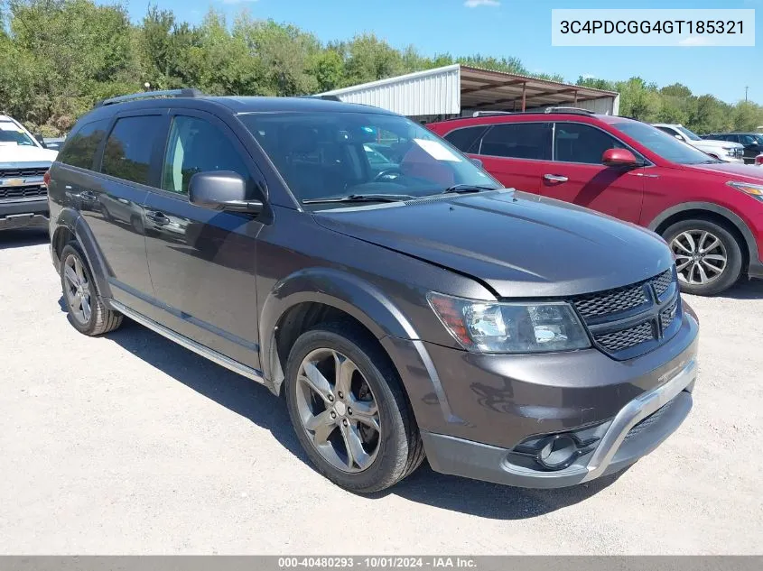 2016 Dodge Journey Crossroad Plus VIN: 3C4PDCGG4GT185321 Lot: 40736820