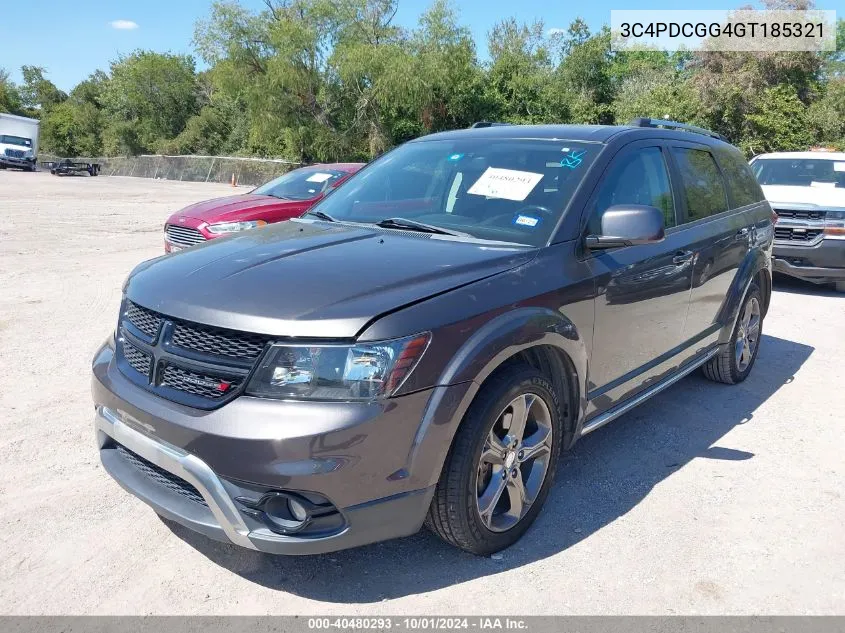 3C4PDCGG4GT185321 2016 Dodge Journey Crossroad Plus