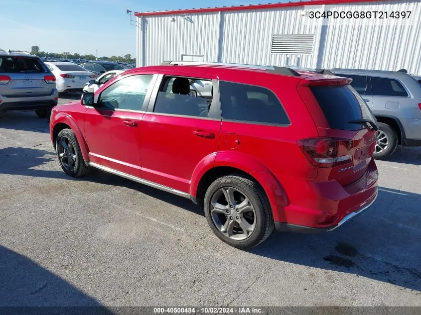 2016 Dodge Journey Crossroad Plus VIN: 3C4PDCGG8GT214397 Lot: 40500484