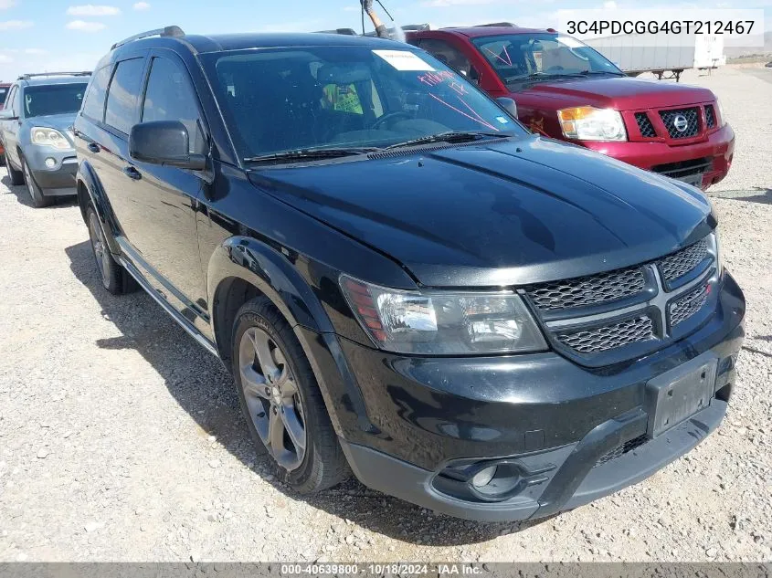 3C4PDCGG4GT212467 2016 Dodge Journey Crossroad