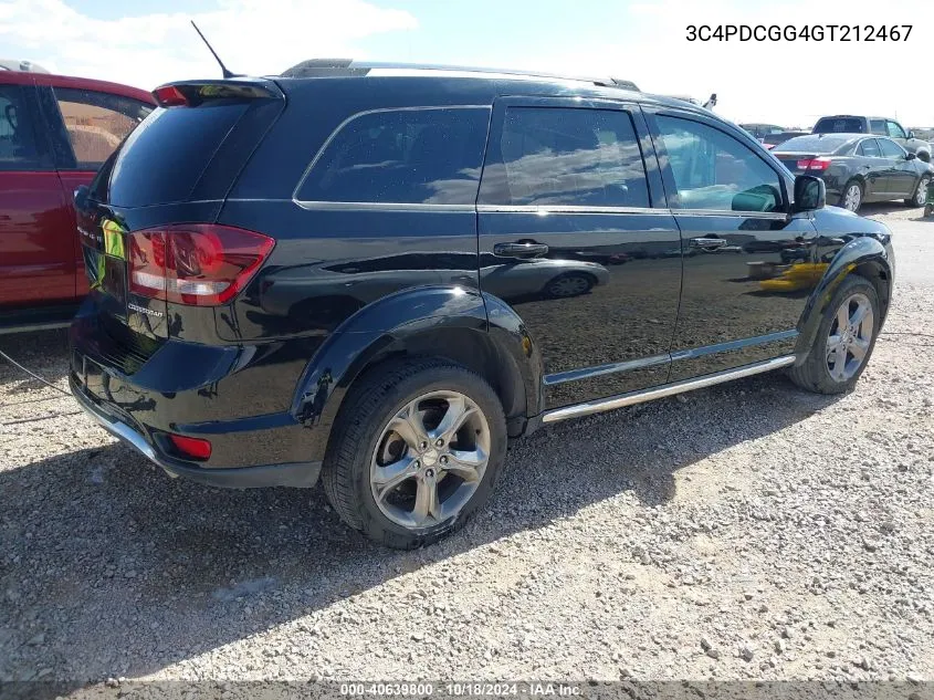 3C4PDCGG4GT212467 2016 Dodge Journey Crossroad