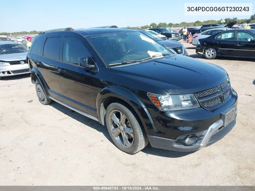 3C4PDCGG6GT230243 2016 Dodge Journey Crossroad Plus