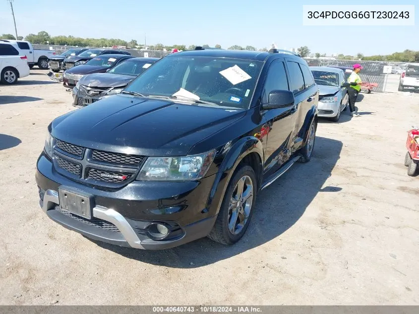 3C4PDCGG6GT230243 2016 Dodge Journey Crossroad Plus