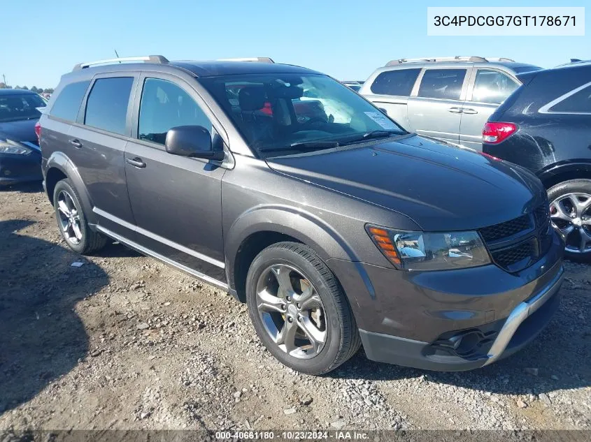 3C4PDCGG7GT178671 2016 Dodge Journey Crossroad Plus