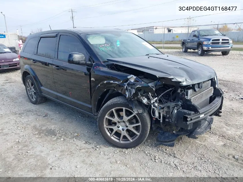 2016 Dodge Journey R/T VIN: 3C4PDDEG4GT168477 Lot: 40683619