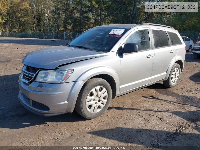 3C4PDCAB9GT121336 2016 Dodge Journey Se