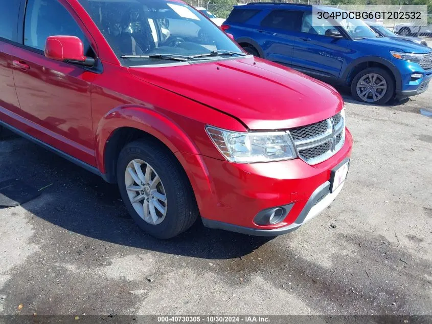 3C4PDCBG6GT202532 2016 Dodge Journey Sxt