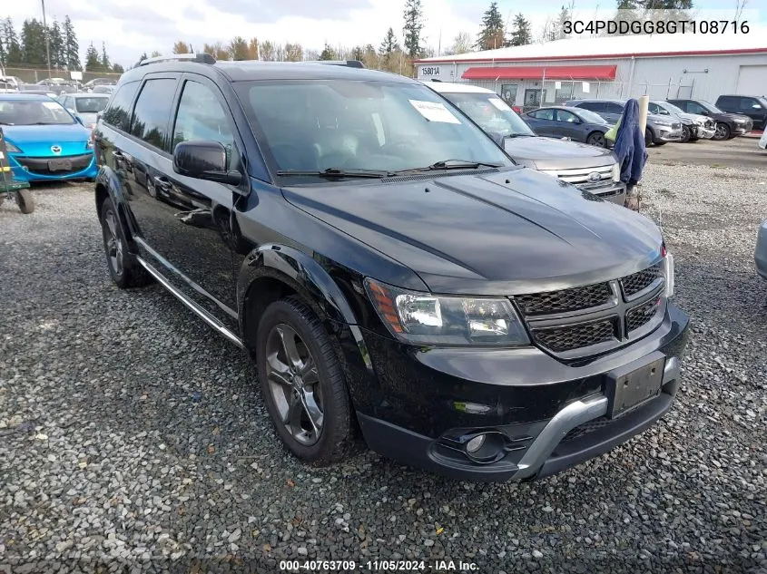 2016 Dodge Journey Crossroad Plus VIN: 3C4PDDGG8GT108716 Lot: 40763709