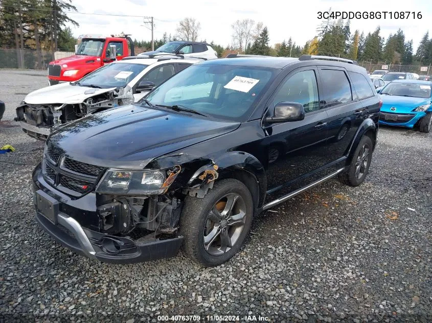 2016 Dodge Journey Crossroad Plus VIN: 3C4PDDGG8GT108716 Lot: 40763709