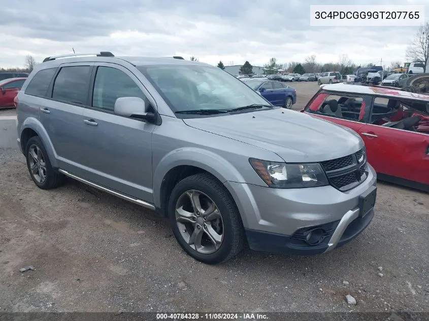 2016 Dodge Journey Crossroad Plus VIN: 3C4PDCGG9GT207765 Lot: 40784328