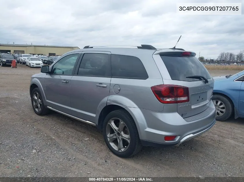 2016 Dodge Journey Crossroad Plus VIN: 3C4PDCGG9GT207765 Lot: 40784328