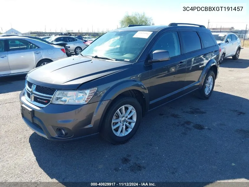 3C4PDCBBXGT191457 2016 Dodge Journey Sxt