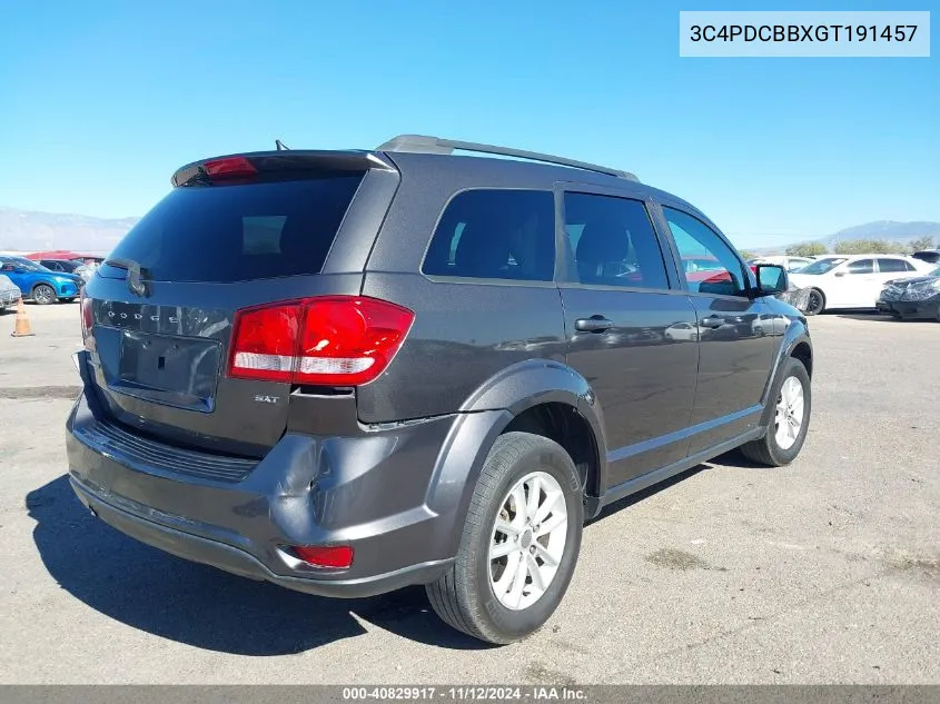 3C4PDCBBXGT191457 2016 Dodge Journey Sxt