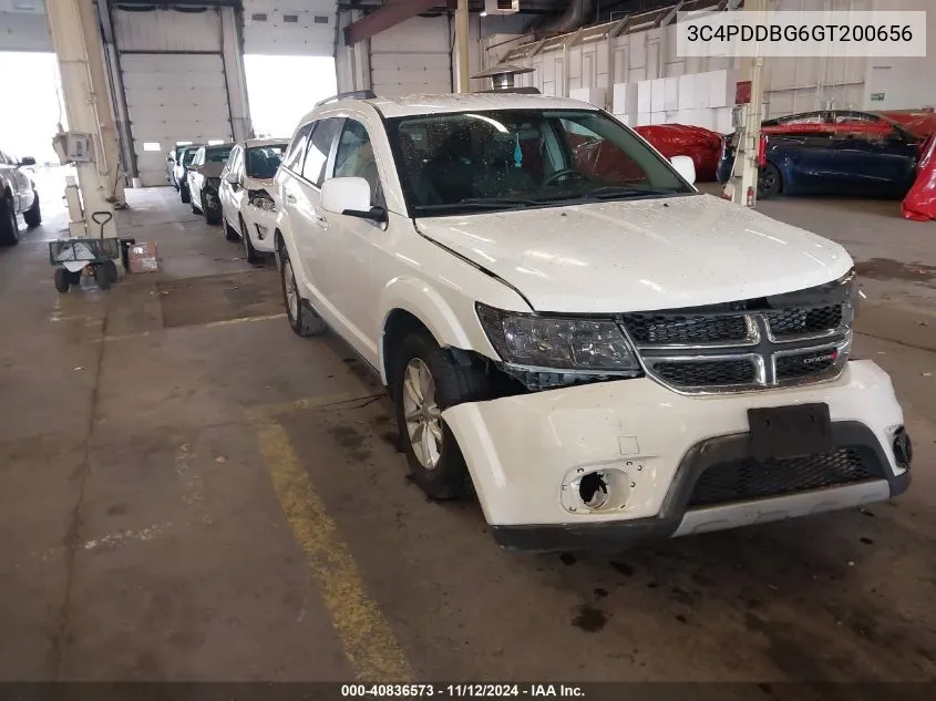 3C4PDDBG6GT200656 2016 Dodge Journey Sxt