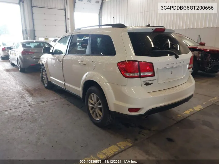 3C4PDDBG6GT200656 2016 Dodge Journey Sxt