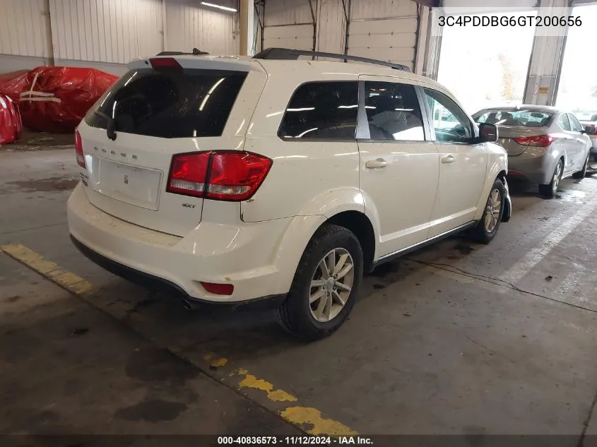 3C4PDDBG6GT200656 2016 Dodge Journey Sxt