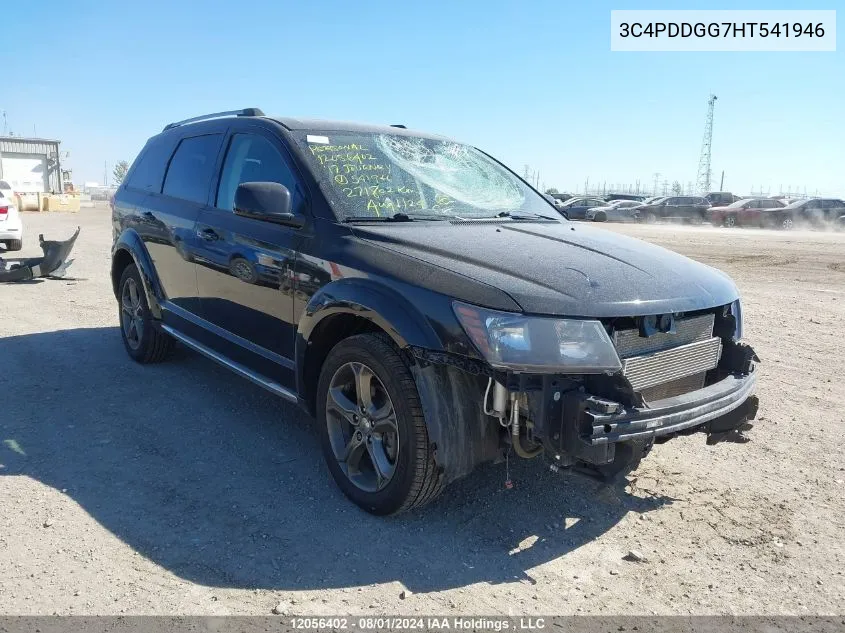 2017 Dodge Journey Crossroad VIN: 3C4PDDGG7HT541946 Lot: 12056402