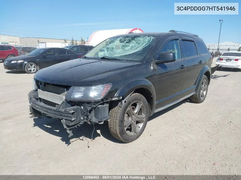 2017 Dodge Journey Crossroad VIN: 3C4PDDGG7HT541946 Lot: 12056402