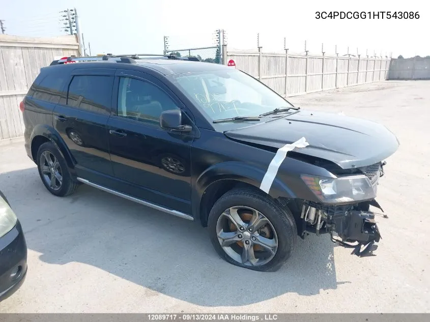 3C4PDCGG1HT543086 2017 Dodge Journey Crossroad