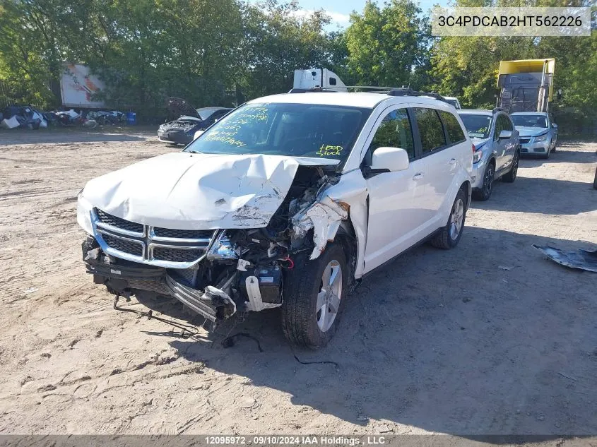 2017 Dodge Journey Se VIN: 3C4PDCAB2HT562226 Lot: 12095972