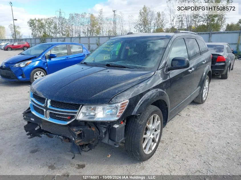 2017 Dodge Journey Gt VIN: 3C4PDDFG1HT508572 Lot: 12116501