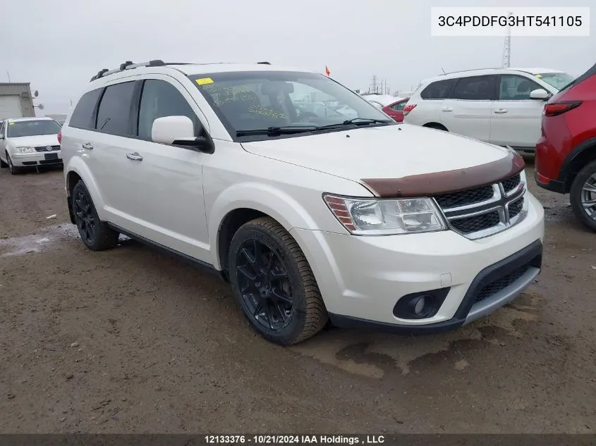 2017 Dodge Journey Gt VIN: 3C4PDDFG3HT541105 Lot: 12133376