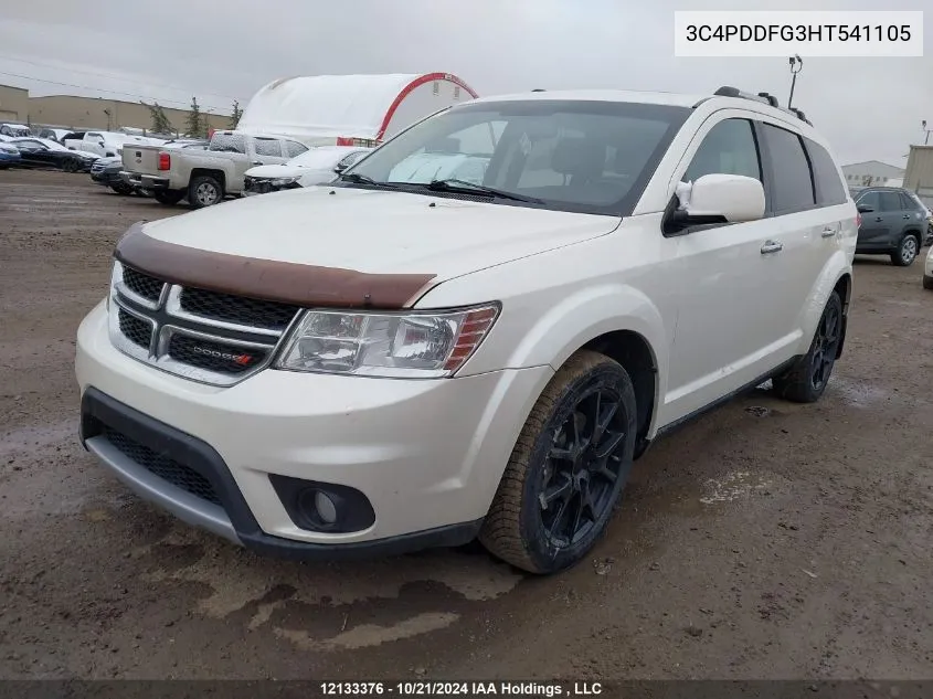 2017 Dodge Journey Gt VIN: 3C4PDDFG3HT541105 Lot: 12133376