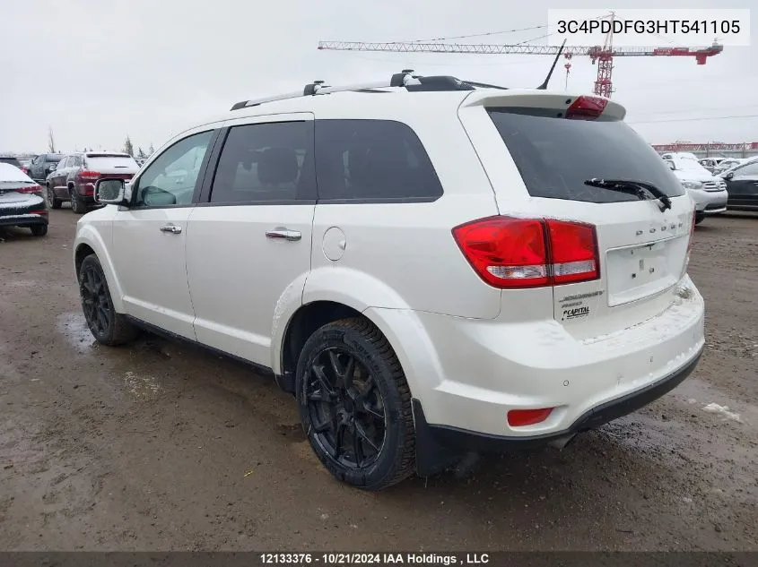 2017 Dodge Journey Gt VIN: 3C4PDDFG3HT541105 Lot: 12133376