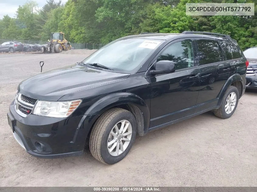 3C4PDDBG0HT577792 2017 Dodge Journey Sxt Awd