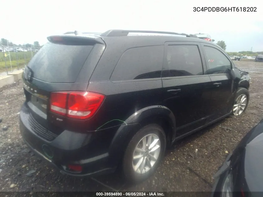 3C4PDDBG6HT618202 2017 Dodge Journey Sxt Awd