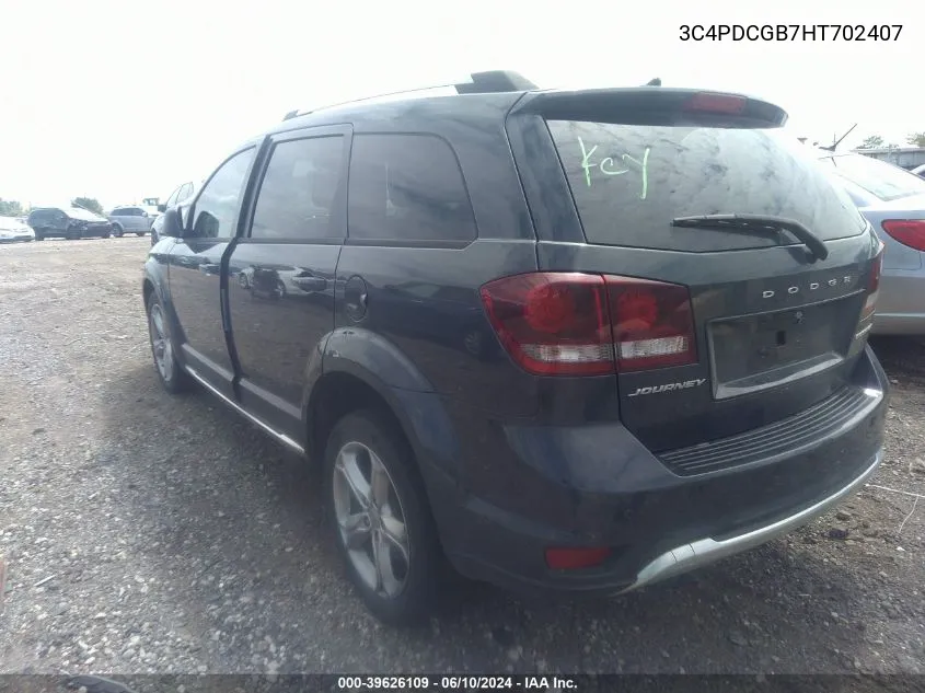 3C4PDCGB7HT702407 2017 Dodge Journey Crossroad